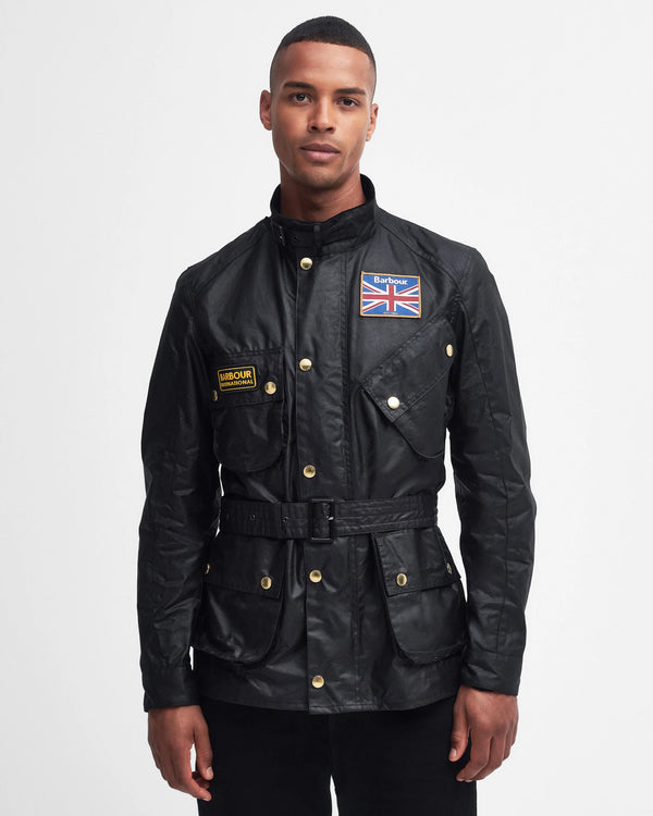 Chaqueta Barbour Int. Union Jack International Waxed