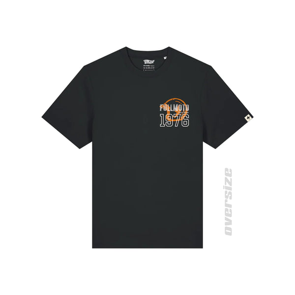 Camiseta Full Moto Co 1976 Black Oversize