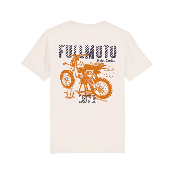 Camiseta Full Moto Co 1976 Vintage White