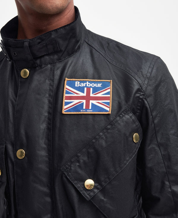 Chaqueta Barbour Int. Union Jack International Waxed
