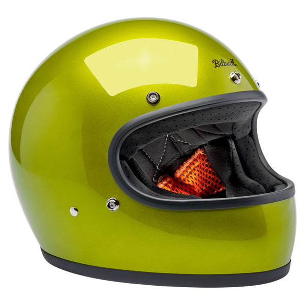 Casco Integral Biltwell Gringo Metallic Lime