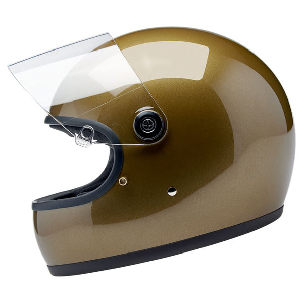 Casco Integral Biltwell Gringo S Ugly Gold Metallic