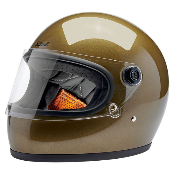 Casco Integral Biltwell Gringo S Ugly Gold Metallic
