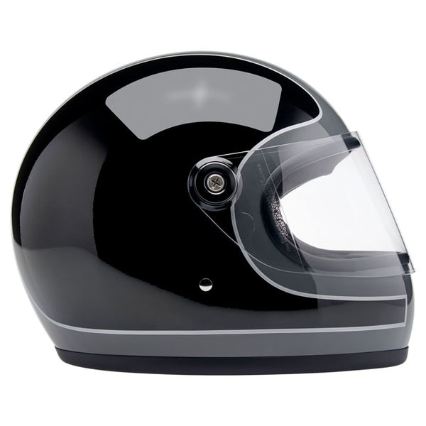 Casco Integral Biltwell Gringo S Storm Grey/Black Tracker Gloss