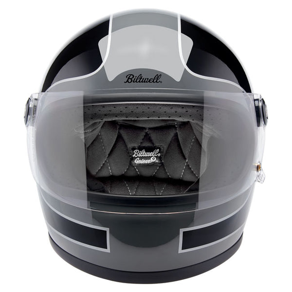 Casco Integral Biltwell Gringo S Storm Grey/Black Tracker Gloss