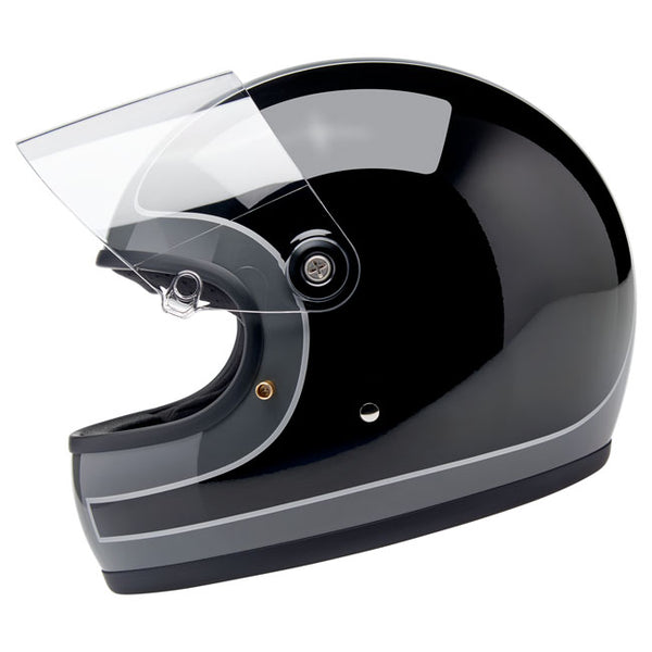 Casco Integral Biltwell Gringo S Storm Grey/Black Tracker Gloss