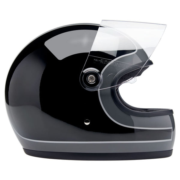 Casco Integral Biltwell Gringo S Storm Grey/Black Tracker Gloss