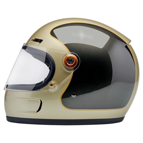 Casco Integral Biltwell Gringo SV Metallic Champagne/Charcoal Tracke