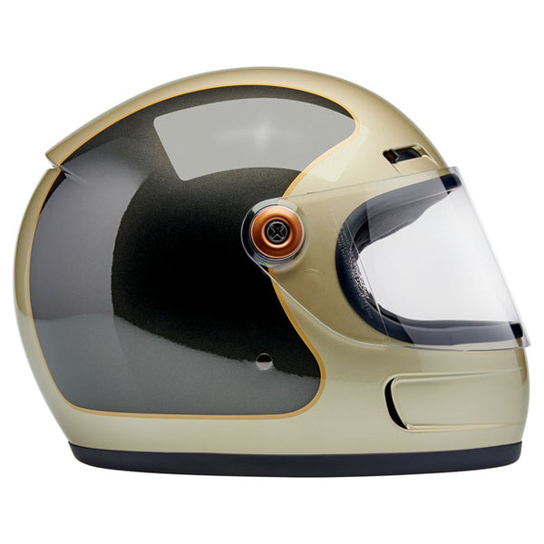 Casco Integral Biltwell Gringo SV Metallic Champagne/Charcoal Tracke