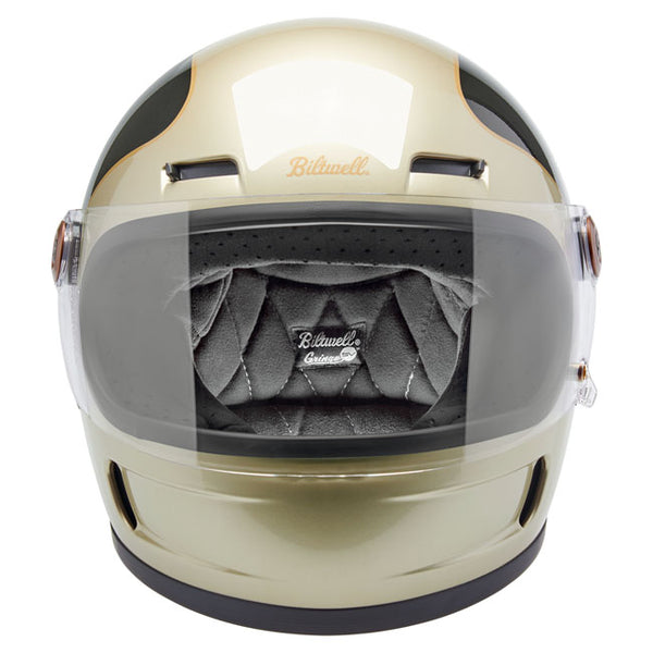 Casco Integral Biltwell Gringo SV Metallic Champagne/Charcoal Tracke