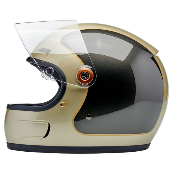 Casco Integral Biltwell Gringo SV Metallic Champagne/Charcoal Tracke