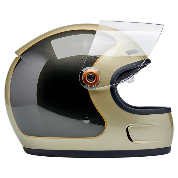 Casco Integral Biltwell Gringo SV Metallic Champagne/Charcoal Tracke