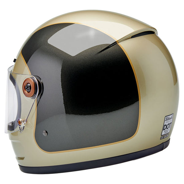 Casco Integral Biltwell Gringo SV Metallic Champagne/Charcoal Tracke