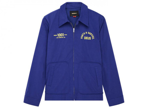 Chaqueta Deus Ex Machina Teller Drizzler Jacket Mechanic Blue