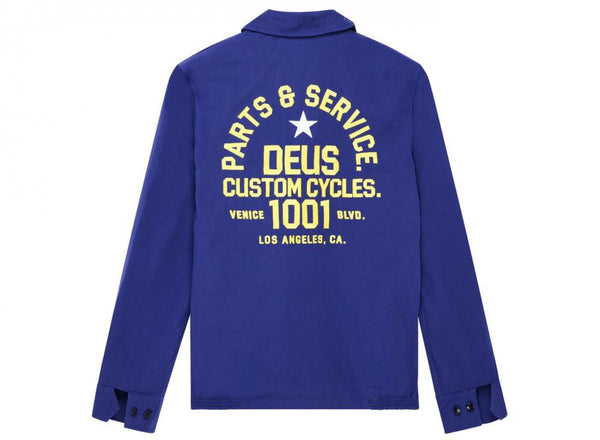 Chaqueta Deus Ex Machina Teller Drizzler Jacket Mechanic Blue