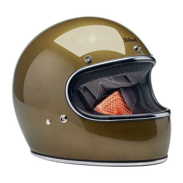 Casco Integral Biltwell Gringo Ugly Gold Metallic