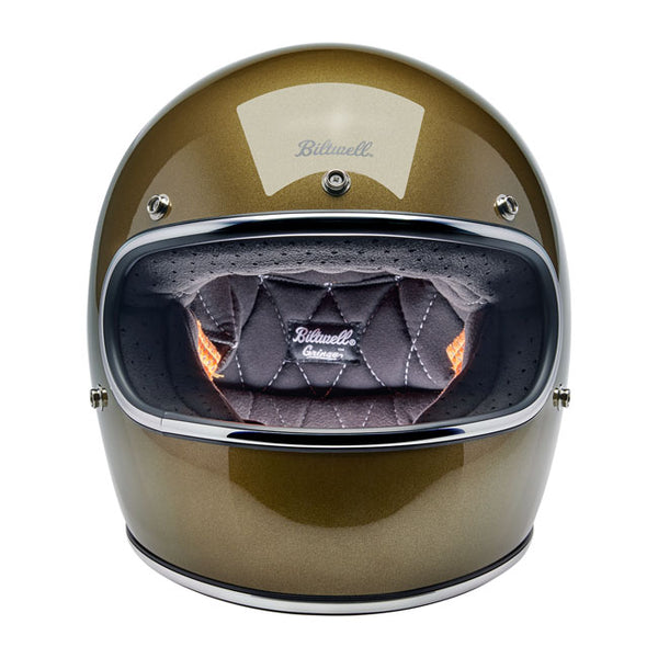 Casco Integral Biltwell Gringo Ugly Gold Metallic