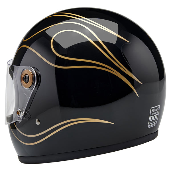Casco Integral Biltwell Gringo S Black Flames