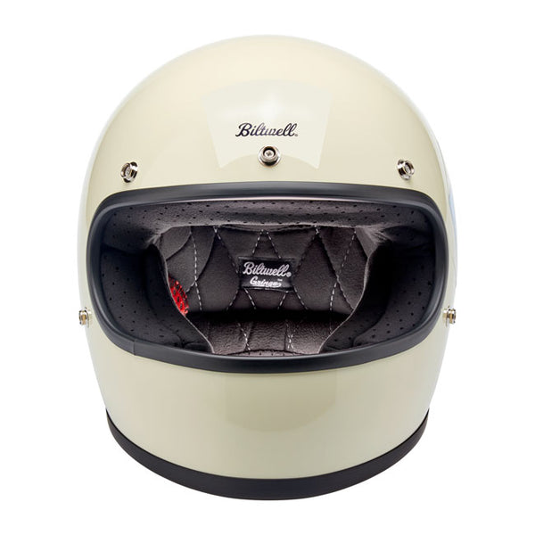 Casco Integral Biltwell Gringo Santa Cruz Handmade Vintage vhite
