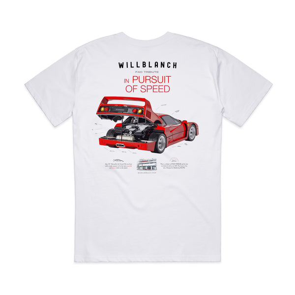 Camiseta Willblanch Ferrari F40