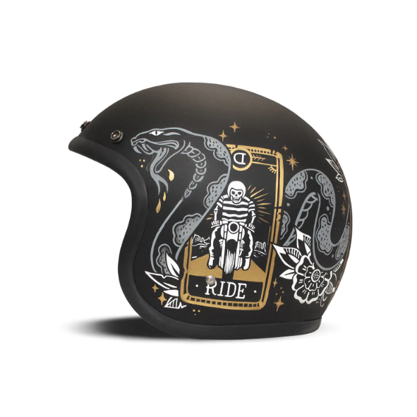 Casco Jet Dmd Retro Cards