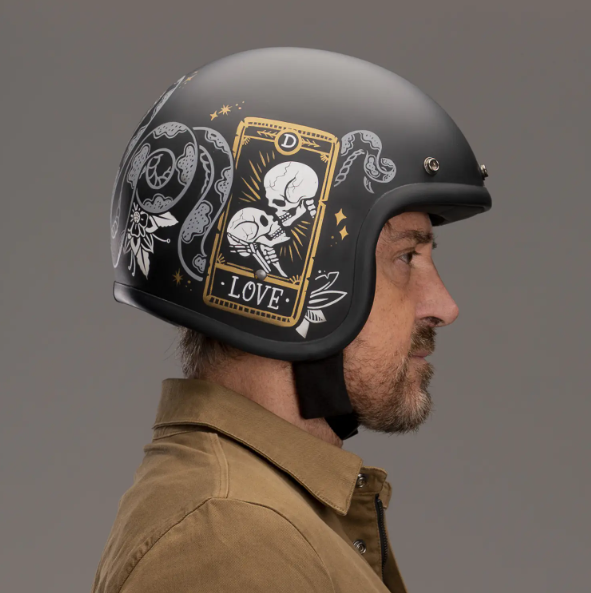 Casco Jet Dmd Retro Cards