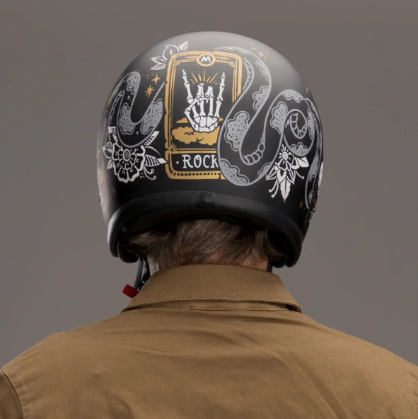Casco Jet Dmd Retro Cards