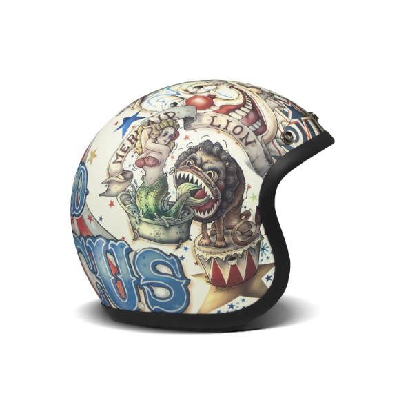 Casco Jet Dmd Retro Circus
