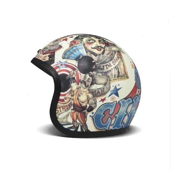 Casco Jet Dmd Retro Circus