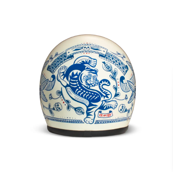 Casco Jet Dmd Retro Tigre