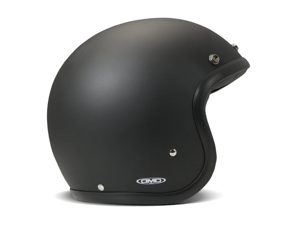 Casco Jet Dmd Retro Matt Black