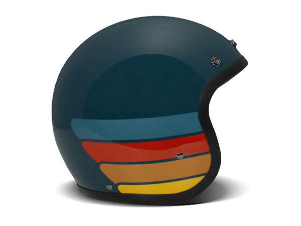 Casco Jet Dmd Retro Petrolhead