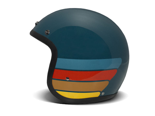 Casco Jet Dmd Retro Petrolhead
