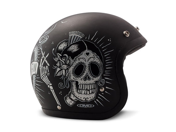 Casco Jet Dmd Retro Sin Fin