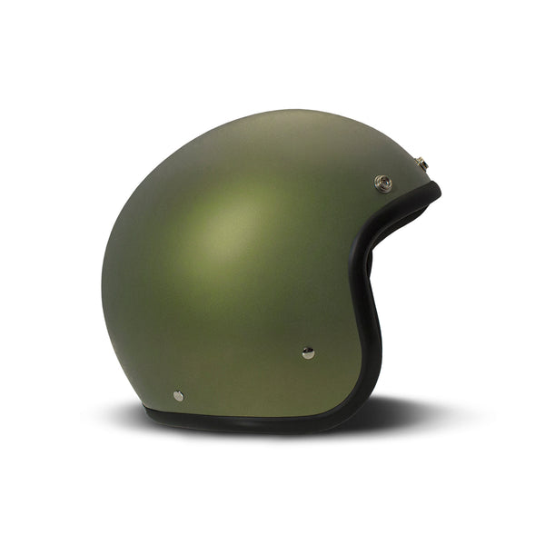 Casco Jet Dmd Retro Olive Gold