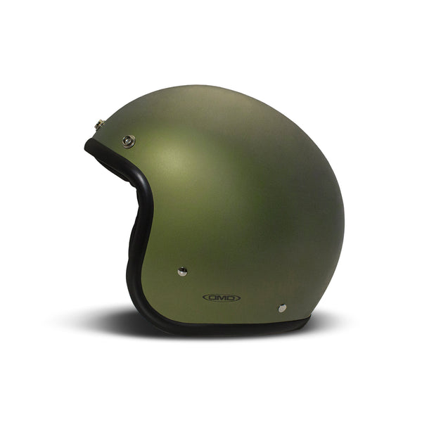 Casco Jet Dmd Retro Olive Gold