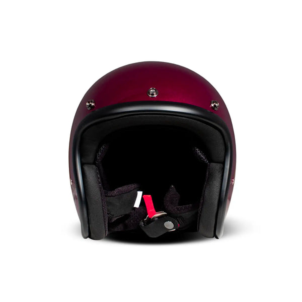 Casco Jet Dmd Retro Purple Solid