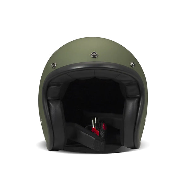 Casco Jet Dmd Retro Matt Green