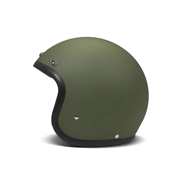 Casco Jet Dmd Retro Matt Green