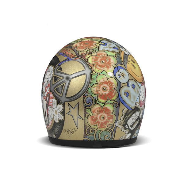 Casco Jet Dmd Retro Woodstock