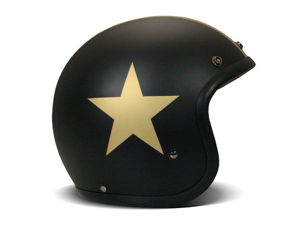 Casco Jet Dmd Retro Star Gold