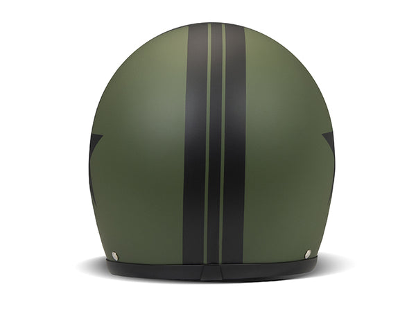 Casco Jet Dmd Retro Star Green