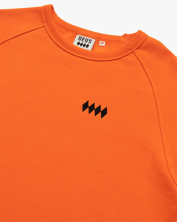 Sudadera Deus Ex Machina x Matt Willey No.37 Orange
