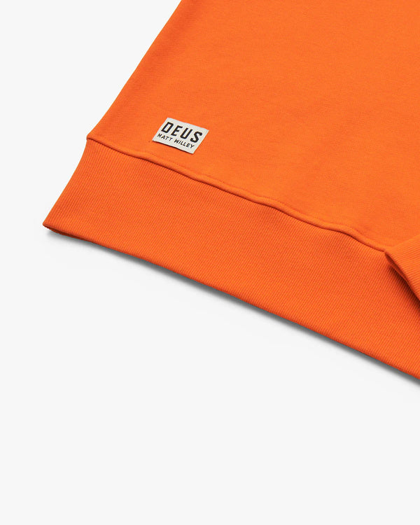 Sudadera Deus Ex Machina x Matt Willey No.37 Orange
