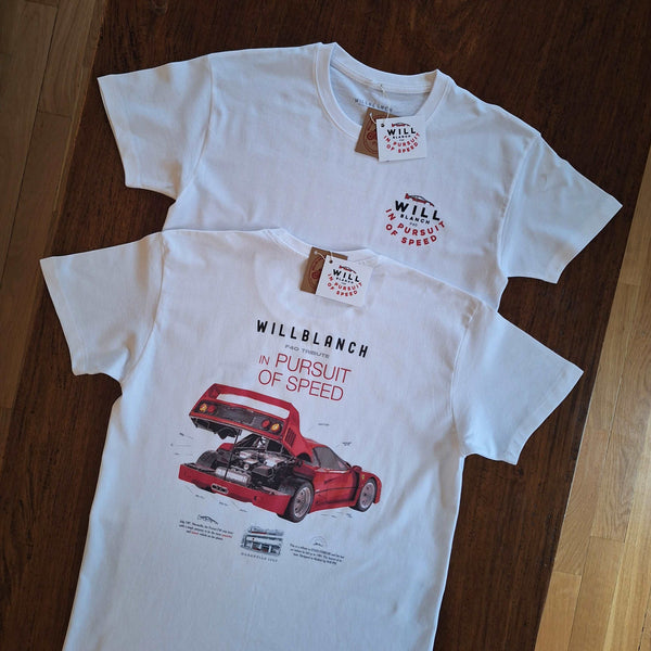 Camiseta Willblanch Ferrari F40