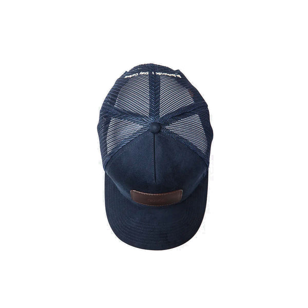 Gorra Cafe Leather Suede Black Coffee