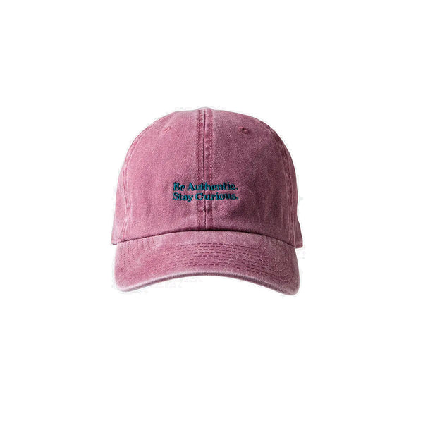 Gorra Cafe Leather Algodón Burgundy