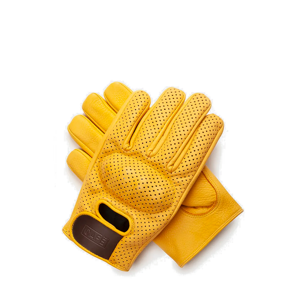 Guantes Cafe Leather Dirt Moto x Carbon/Kevlar Cream