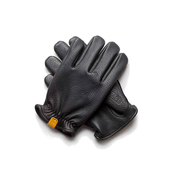 Guantes Cafe Leather Piel de Ciervo Rascal Black