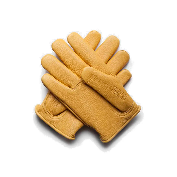 Guantes Cafe Leather Piel de Ciervo Rascal Cream
